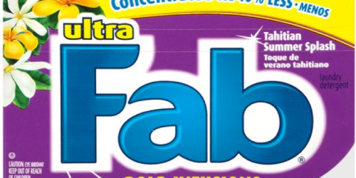 New $1/1 Fab Liquid or Powder Laundry Detergent Coupon = Only $1.50 at Family Dollar
