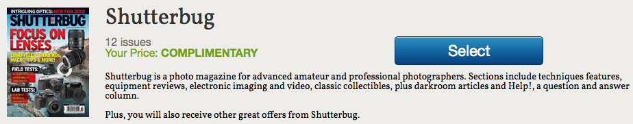 shutterbug subscription