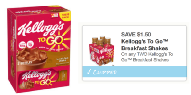 Walmart: Kellogg’s To Go Breakfast Shakes Only $2.73