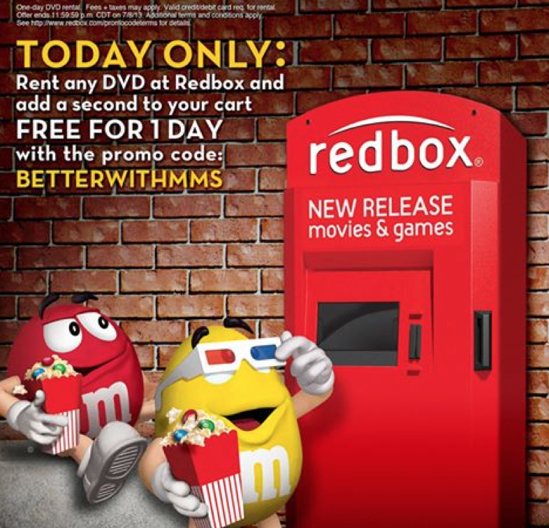 Redbox Buy 1 Get 1 FREE Movie Rental (Today Only!)