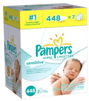 Amazon: Pampers Sensitive Baby Wipes 448 Count Only $7.78 (Less Than 2 ...