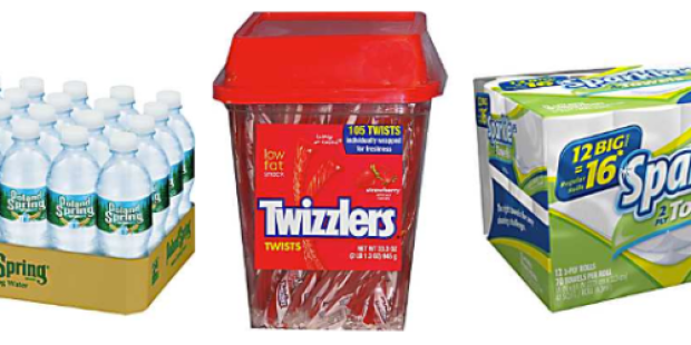 Staples: Save on Bottled Water, Sparkle Paper Towels, Twizzlers Candy + More (In-Store Only)