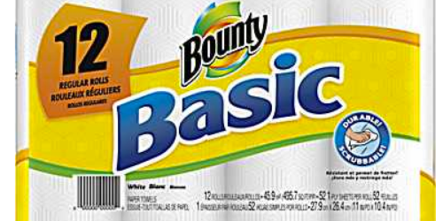 Staples.com: Bounty Basic Paper Towels 12-Pack Only $6.99 (Just $0.58 Per Roll!)