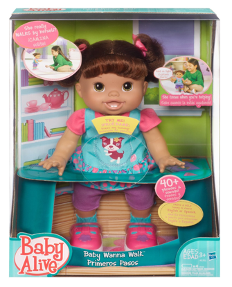 baby alive walking doll