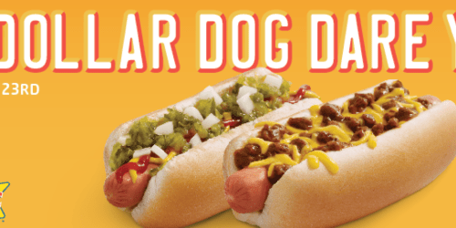 Sonic Drive-in: $1 All American Hot Dogs & Chilli Coneys (All Day July 23rd)