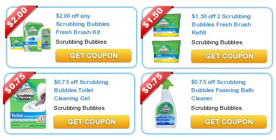 New Scrubbing Bubbles Coupons = Fresh Brush Starter Kit Only $1.99 at Walgreens (Through 7/27 ...