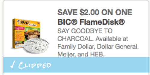 New $2/1 Bic FlameDisk Coupon = Only $0.50 at Family Dollar (Through 7/27)