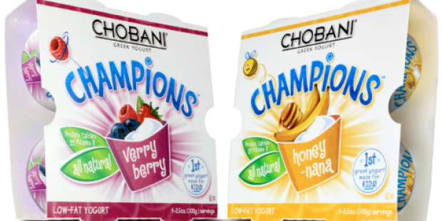 Target: Chobani Champions Yogurt 4-Pack Only $0.99