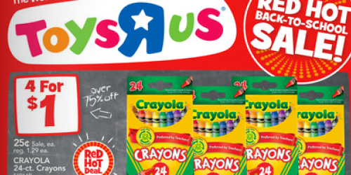 Toys R Us: Crayola Crayons $0.25 Per Pack (Or as Low as Only $0.13!), Disney Cars 2-Packs $2 Each + More