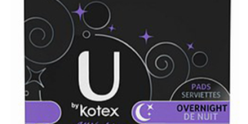 New $2/2 U by Kotex Products Coupon (New Link!) = Pads Only $0.99 Each at Walgreens (Through 8/3)