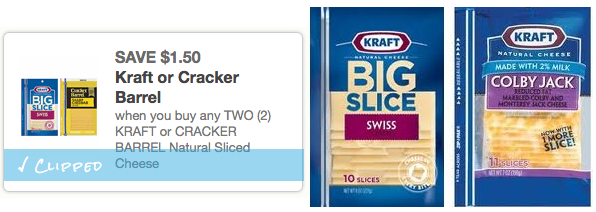 New $1.50/2 Kraft Sliced Cheese Coupon + $1/2 Target Mobile Coupon ...