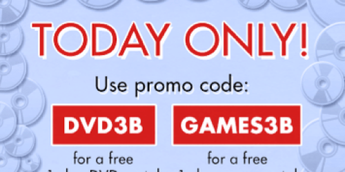 Redbox: Free DVD Rental and Free Game Rental Codes (Valid Today Only at Kiosk!)