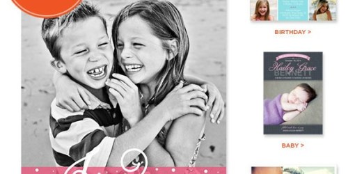 Shutterfly: 10 FREE Photo Cards (Just Pay $5.99 Shipping) = Only $0.60 Per Card Shipped