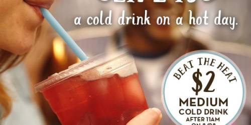 Caribou Coffee: Medium Sized Cold Drink Only $2 (Today Only After 11 AM)