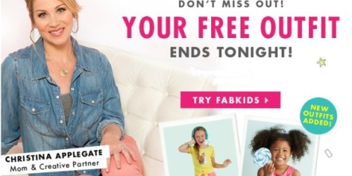 FabKids: Possible FREE Outfit – Offer Ends Tonight (Check Your Email) + New Members Sign Up for Future Offers
