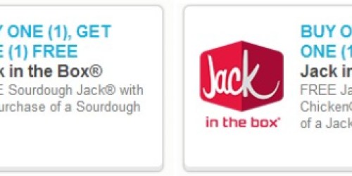 Rare Buy 1 Get 1 FREE Jack in the Box Coupons