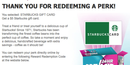 Prevacid Perks Program Update: My Free $5 Starbucks Gift Card Finally Arrived (Check Your Inbox!)