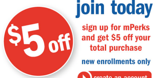 Meijer mPerks: Free $5 Sign-Up Bonus For New Enrollements (Through August 24th)