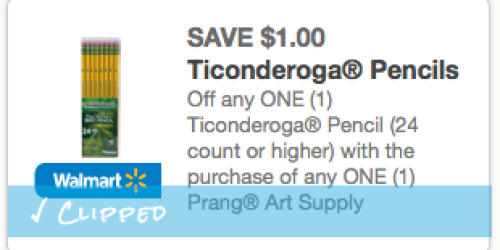 New $1 Off ANY Ticonderoga Pencils with Purchase of ANY Prang Art Supply Product Coupon (New Link!)