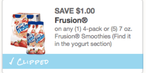 Rare $1/1 Frusion Smoothies Coupon + Try Me FREE Mail-in Rebate = 4 Better Than FREE Smoothies