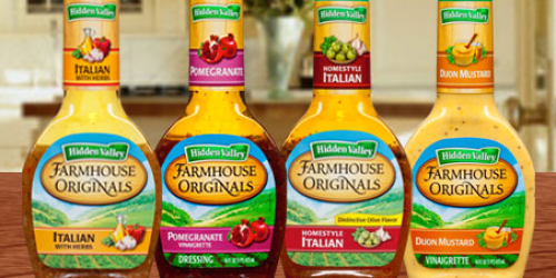 Rare $1.50 Off Produce with the Purchase of One Hidden Valley Farmhouse Originals Dressing Coupon