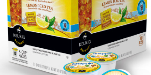 FREE Brew Over Ice Snapple Sampler K-Cup Pack (Facebook)