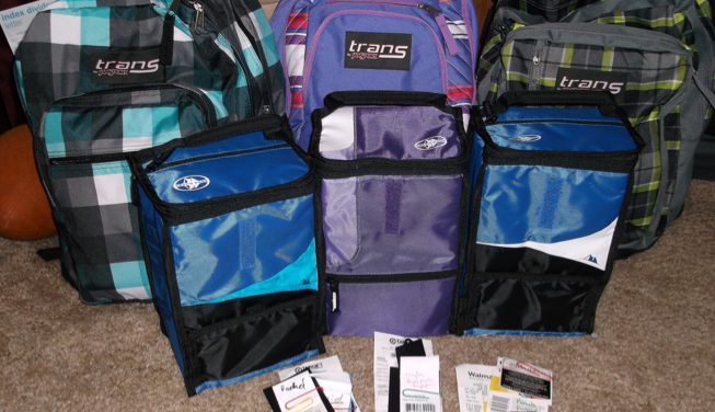 jansport backpack with lunchbox