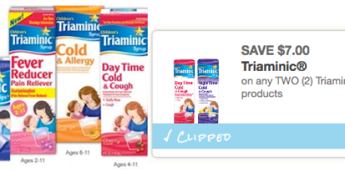 High Value $7/2 ANY Triaminic Products Coupon = Children’s Thin Strips Only $1.47 Each at Walmart