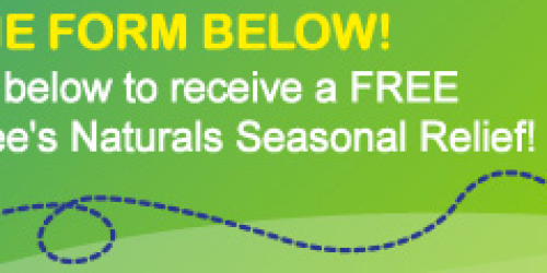 FREE Sample of ZarBee’s Naturals Seasonal Relief (Facebook)