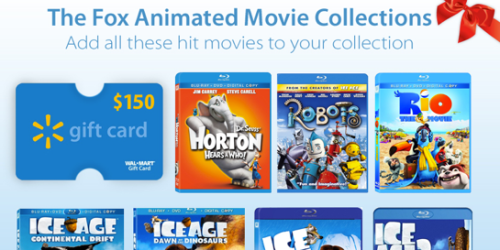 Giveaway: 1 Reader Wins Fox Animated Movie Collection AND $150 Walmart Gift Card