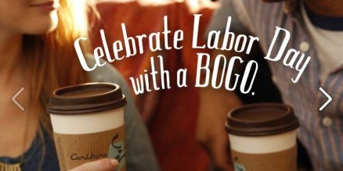 Caribou Coffee: Buy 1 Drink Get 1 Free (Today Only!)