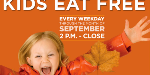 Bob Evans: Kids Eat FREE on Weekdays From 2PM-Close (Through September) + Buy 1 Breakfast, Get 1 FREE (Labor Day Only!)
