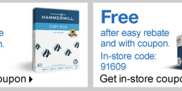 Staples: FREE Copy Paper & Multipurpose Paper (After Easy Rebates) + More