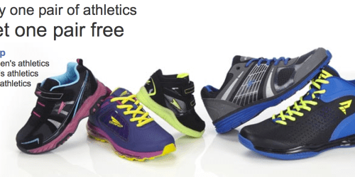 Kmart.com: Buy 1 Get 1 Free Athletic Shoes Sale = as Low as Only $4.99 Per Pair