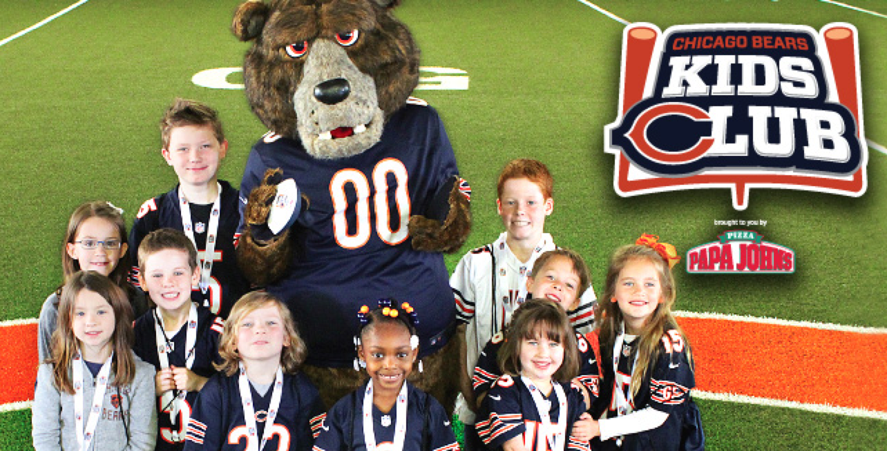 Sign Up for Chicago Bears Kids Club (for Ages 5-12) = FREE Papa John's  Medium Pizza (Select States)