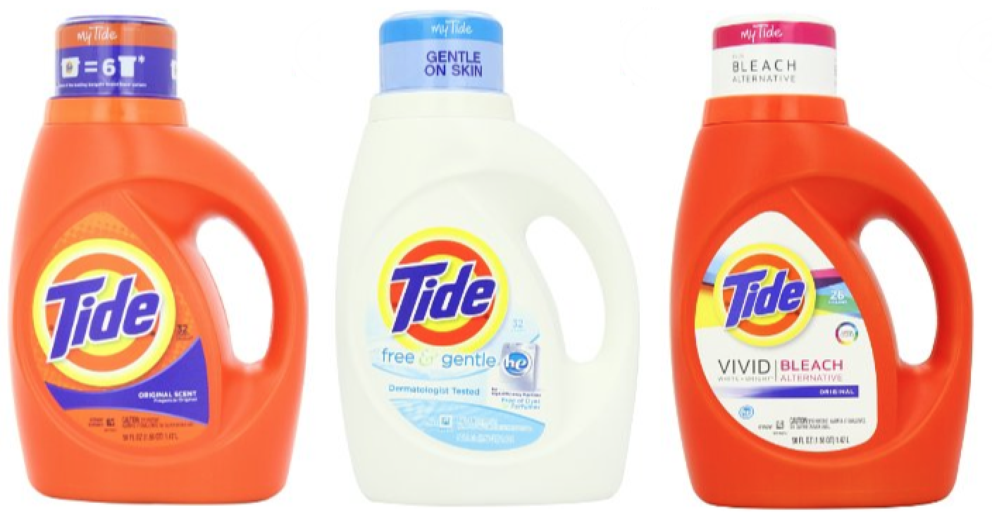 Amazon Tide Laundry Detergent 50Ounce Bottles Only 4.94 Each Shipped