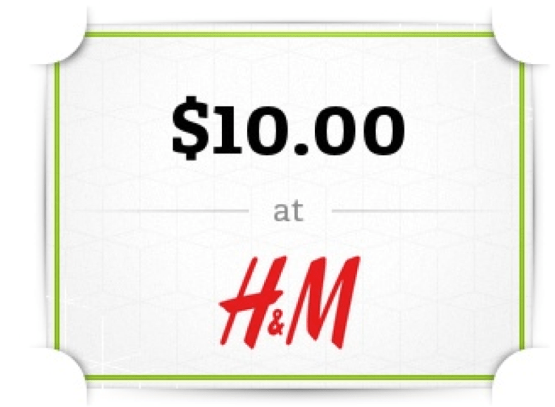 Wrapp App: Free $10 H&M In-Store Gift Card