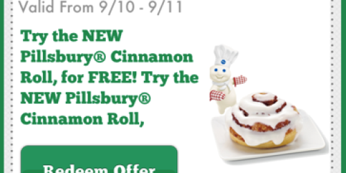7-Eleven: FREE Pillsbury Cinnamon Roll for Mobile App Users (Valid 9/10-9/11 Only)