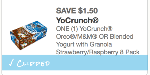 A Few New YoCrunch Yogurt Coupons = Single Yogurt Cups as Low as $0.35 at Target