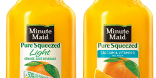 $0.55/1 Minute Maid Pure Squeezed Bottle Coupon