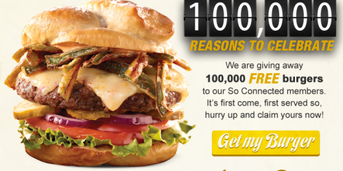 Ruby Tuesday: FREE Burger (1st 100,000!)