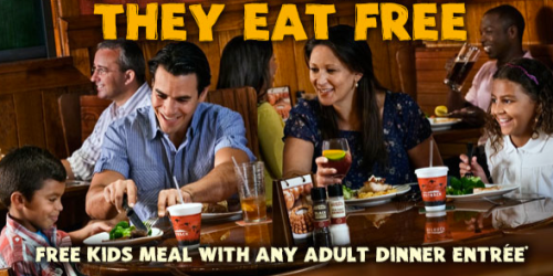 Outback Steakhouse: Kids Eat Free Through October 3rd (Valid For Dine-in or Curbside Take-Away)