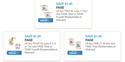 Three New FAGE Yogurt Coupons (My Fav Yogurt!) + Stackable Target Coupons Still Available