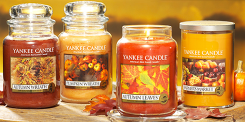 Yankee Candle: Buy 2 Get 2 Free Large Jars, Tumblers, & Vase Candles Coupon (Valid Through 12/1)