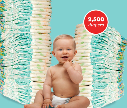 diapers for a year