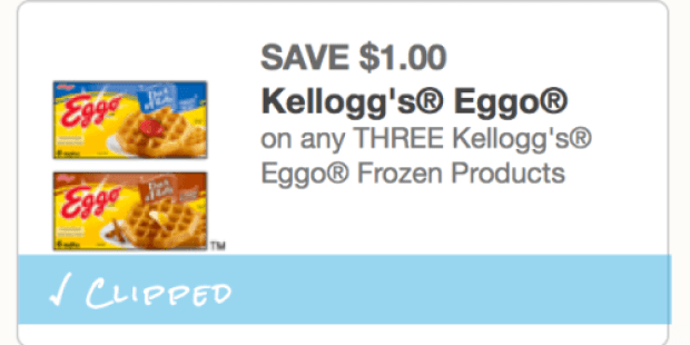 New $1/3 Kellogg’s Eggo Frozen Products Coupon (Plus, Earn $0.75 Back Via the Ibotta App!)