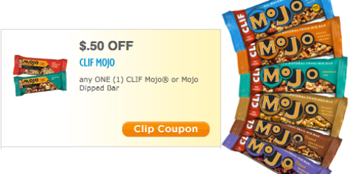 Mambo Sprouts: Rare $0.50/1 Clif Mojo or Mojo Dipped Bar Coupon = Only 17¢ Per Bar at Whole Foods