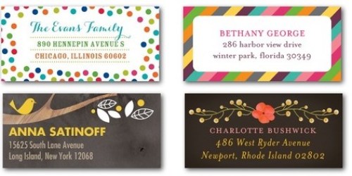 TinyPrints.com: FREE 24 ct Personalized Address Labels (Just Pay $3.50 Shipping)