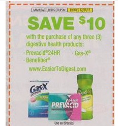 Heads Up High Value 10 3 Gas X Prevacid 24 Hr Or