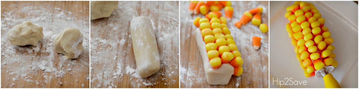 How to Make Candy Corn on the Cob - Hip2Save